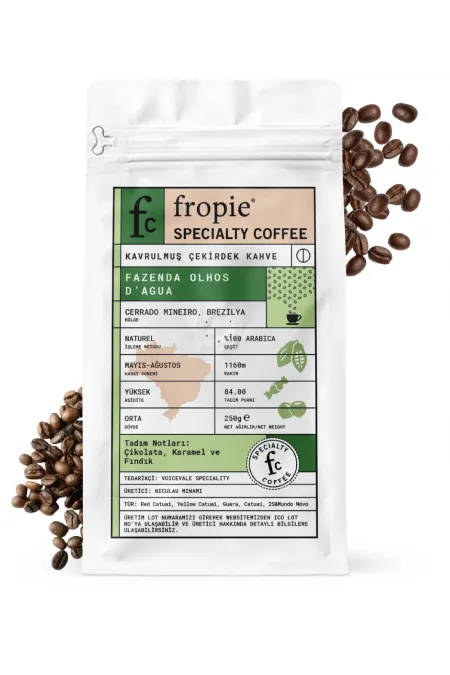 BREZİLYA Çekirdek Kahve 250gr -