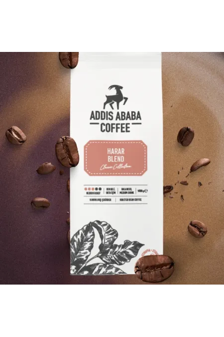 Harar Blend Kavrulmuş Çekirdek Kahve 1000 Gr